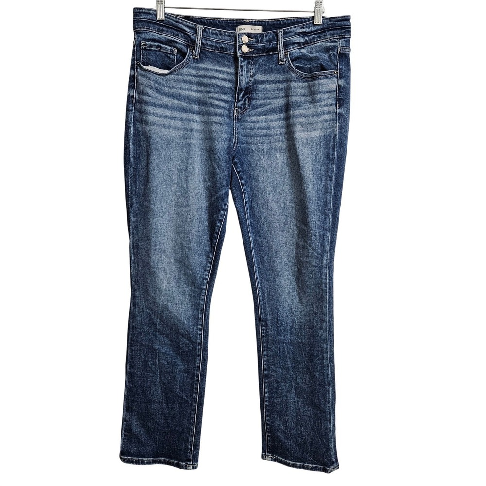 BKE Payton Jeans Womens 36x32 Blue Straight Mid-Rise Universal Fit Denim Stretch